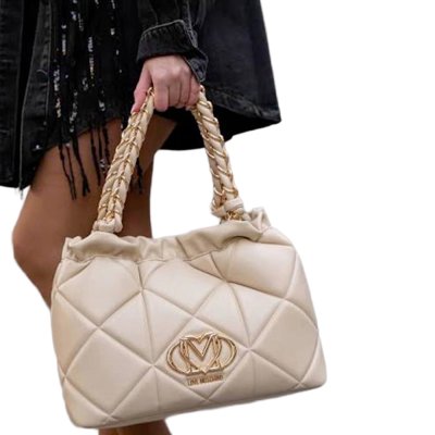 THE EMBOSSED Q BUCKET BAG